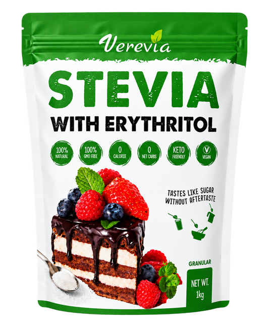 Verevia Stevia + Erythritol Sweetener – 1kg